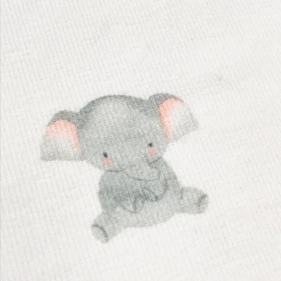 Jersey | ELEFANTEN | Grau Weiß